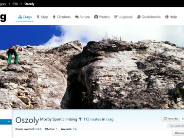 Magyarország ingyenes, digitális sziklamászó kalauza